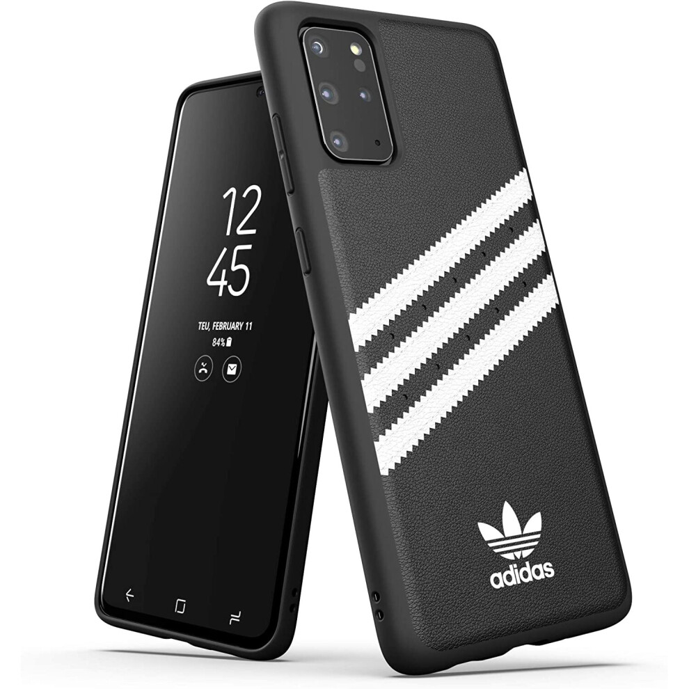 Adidas Originals Protective Case For Samsung Galaxy S20+ With 3 Stripes Black And White