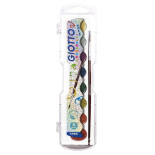 GIOTTO 949305 Glitter Watercolors 8 Box