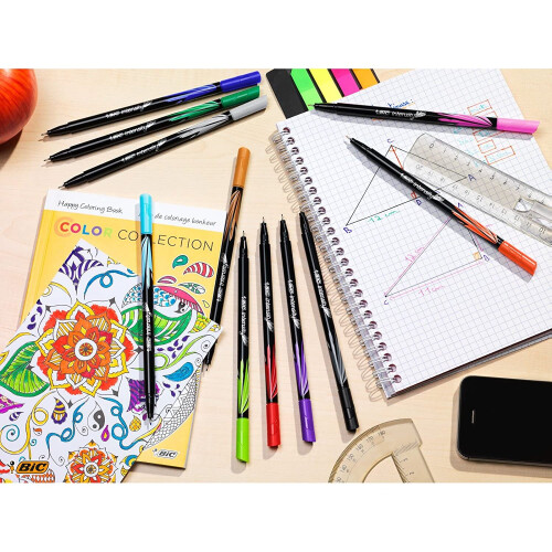 BIC Intensity Fine Pastel Fineliner 6 stk. BIC 1