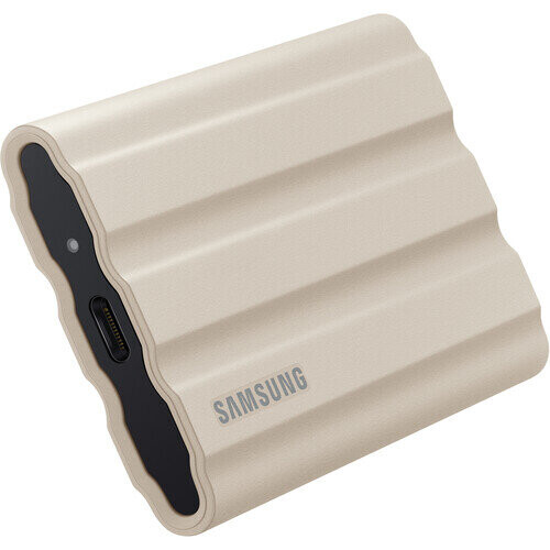 Samsung Samsung Portable SSD T7 Shield 2TB - Moonrock Beige 1