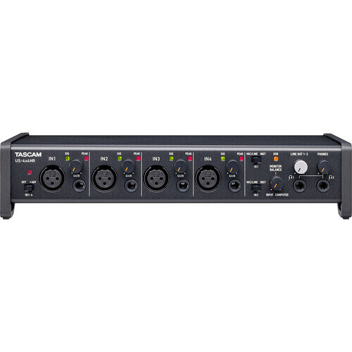 Tascam Tascam US-4x4HR Desktop 4x4 USB Type-C Audio/MIDI-interface 2