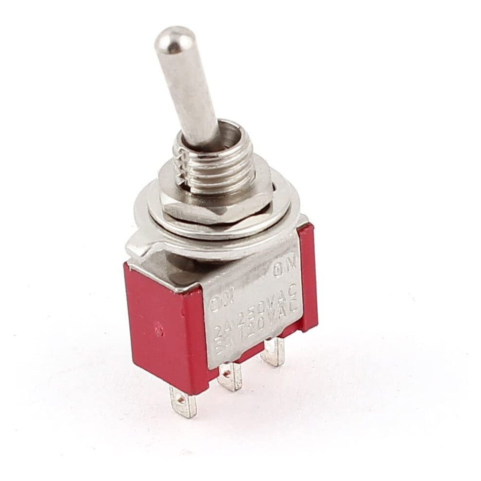 Sourcingmap Ac 250V/2A 120V/5A On/Off/On 3 Position Spdt Mini Micro Toggle Switch 712662263739