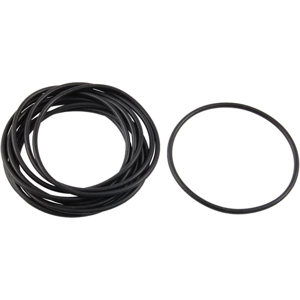 Sourcingmap Nitrile Rubber O-Rings 50Mm Od 46Mm Id 2Mm Width, Metric Sealing Gasket, Pack Of 10 608641482843