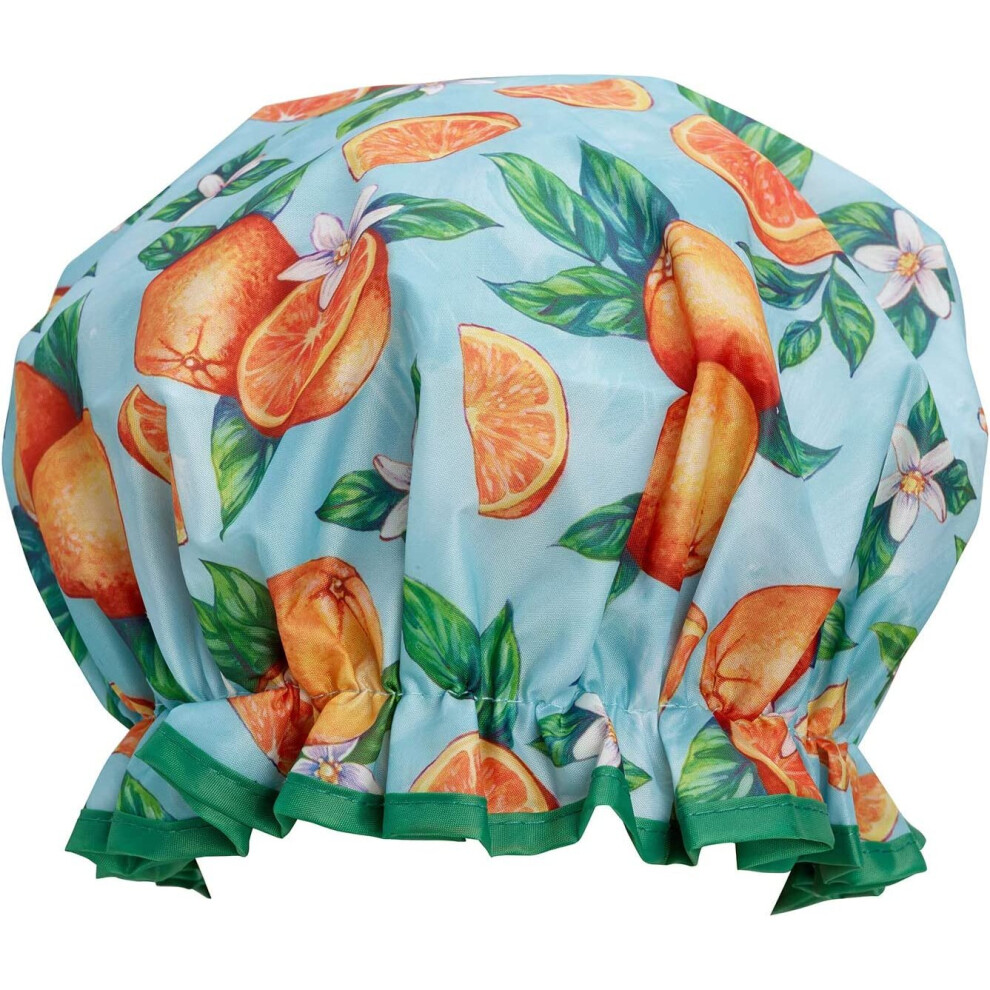 Bodylife Orange Shower Cap Fruity Double Layered 27Cm