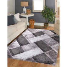 (Grey (ORION), 120 x 170 cm) New Soft Shaggy Modern Indoor/Outdoor Bedroom Rug Living Room Carpet Runner Mats
