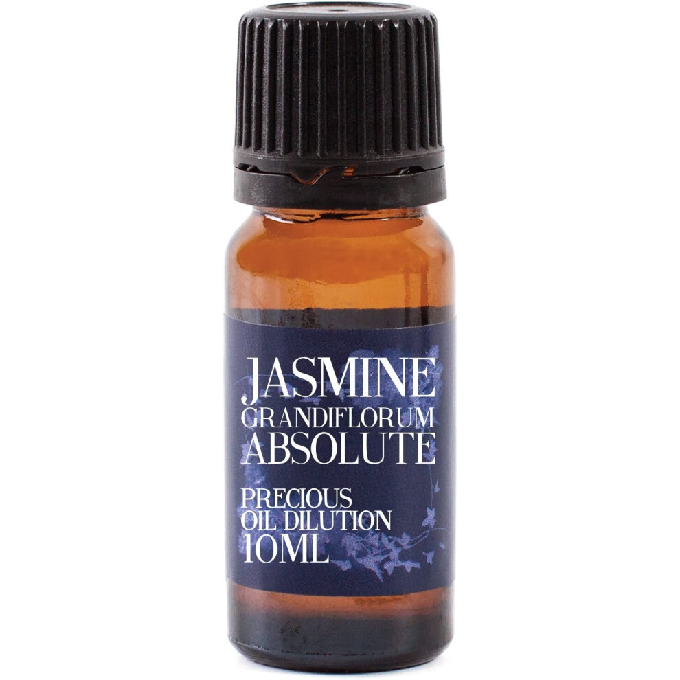 Mystic Moments Jasmine Grandiflorum Absolute Oil Dilution - 10Ml - 3% Jojoba Blend