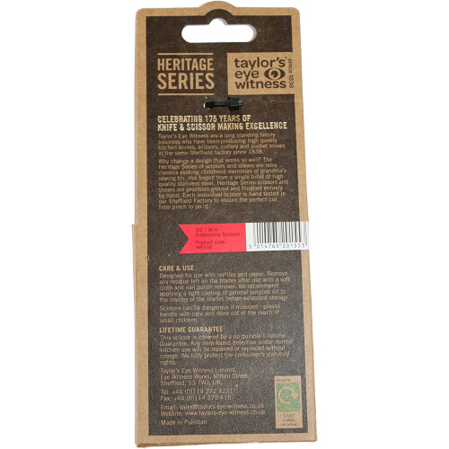 Gilt Stork Embroidery Scissors (9cm/3.5'') 2