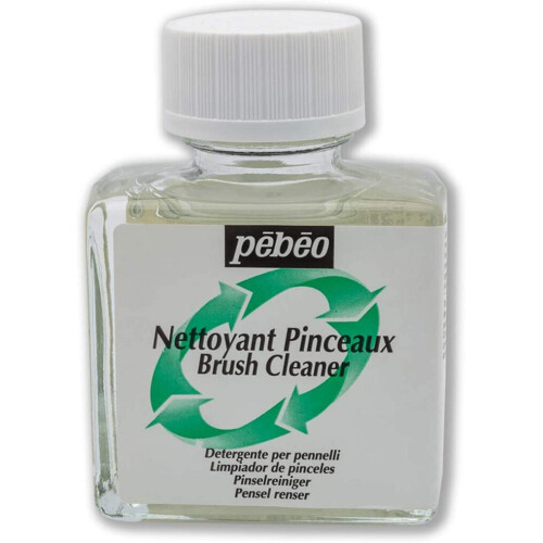 Detergente per pennelli - Pébéo - 75ml - Olio e acrilico - Multiuso - Bianco 1