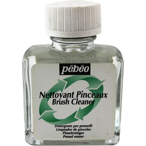 Detergente per pennelli - Pébéo - 75ml - Olio e acrilico - Multiuso - Bianco 2