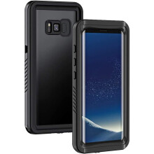 Lanhiem Samsung S8 Case, IP68 Waterproof Dustproof Shockproof Full Body Sealed Underwater Protective Cover with Built-in Screen Protector for Samsung