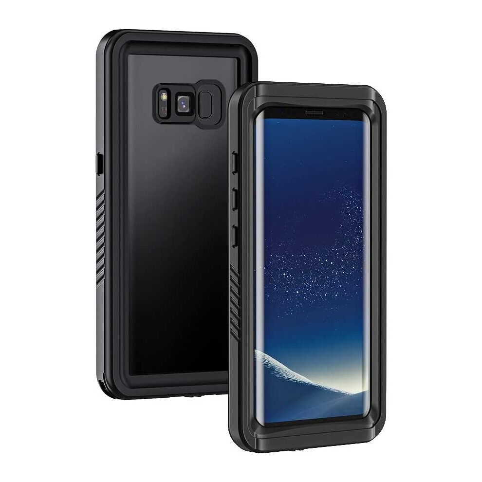 Lanhiem Samsung S8 Case, Ip68 Waterproof Dustproof Shockproof Full Body Sealed Underwater Protective Cover With Built-In Screen Protector For Samsung
