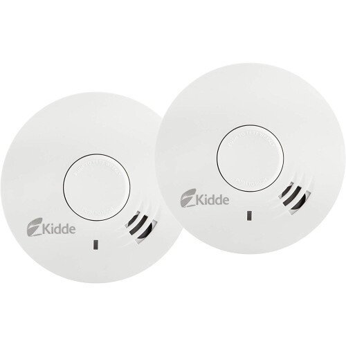 KIDDE Kidde 233045 10Y29 RB Smoke Alarms 2 Pack 10 Year Battery Life