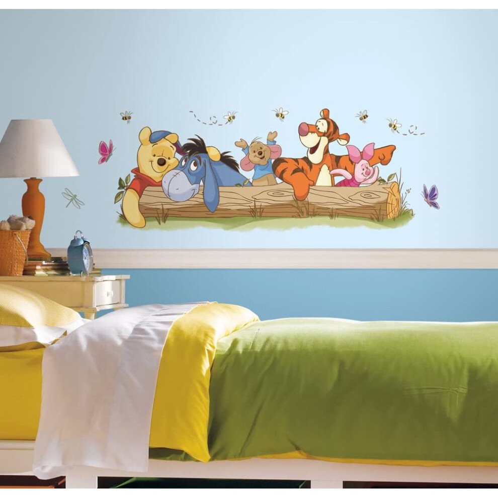 Disney RMK2553GM RoomMates " Winnie The Pooh and Friends Mural" Wall Sticker 101.6 cm L X 45.7 cm W