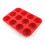 WARESHARK 12x Large Muffin Cupcake Yorkshire Pudding Silicone Bakeware Baking Mould Tray 1