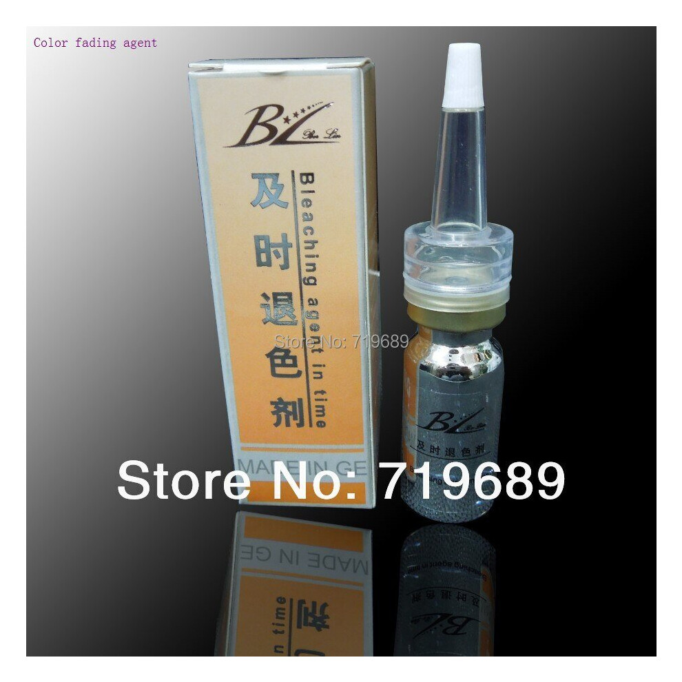 1 piece Bleaching agent in time liquid color fading in time agent for 