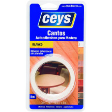 Ceys 850002???Roll 5?M. Melamine Edging White 850002