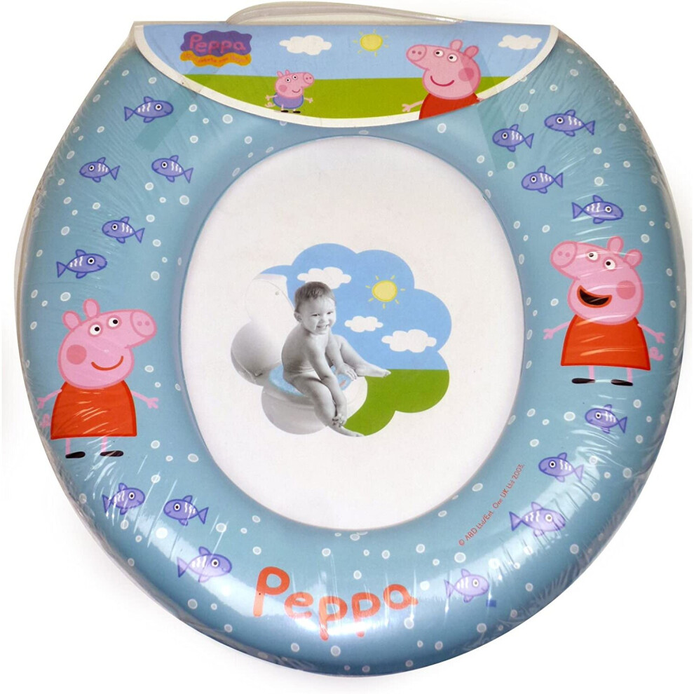 Soft Padded Peppa Pig Kids Potty Toilet Training Seat WC Child Toddler