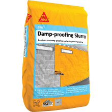 Sika Damp-Proofing Slurry - Ready To Use Damp-Proofing and Waterproofing Coating, Grey, 25 kg