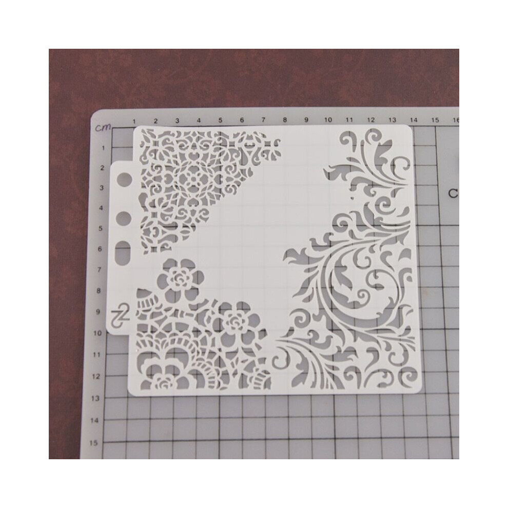 Flower Stencils Template Painting Scrapbooking Embossing Stamping Albu