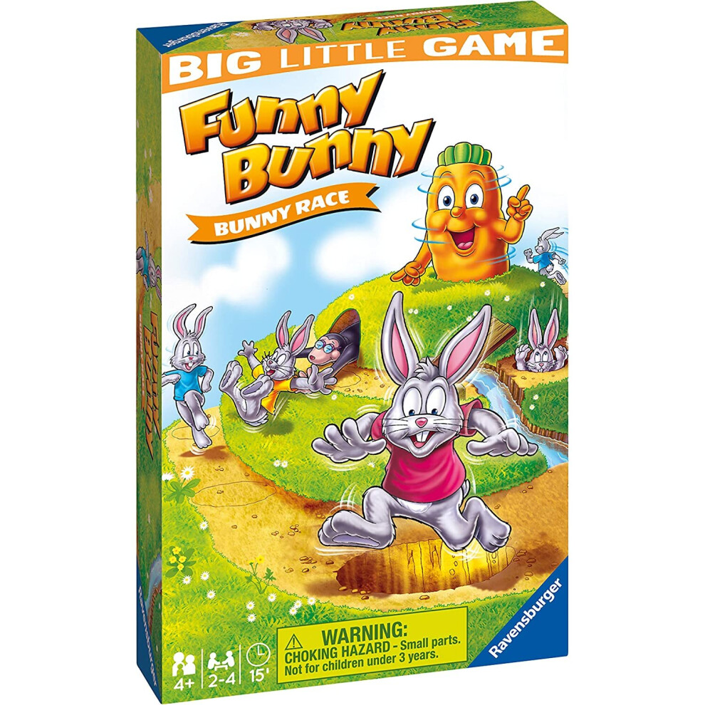 Ravensburger Funny Bunny Travel Game For Children Ages 4 Years and Up