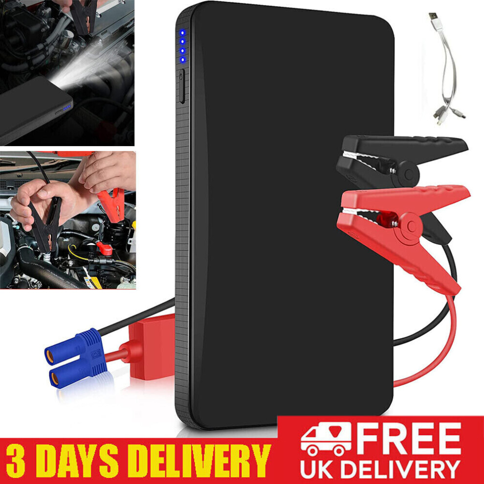 10000mAh Car Jump Starter Power Pack Car Battery Booster Charger 12V