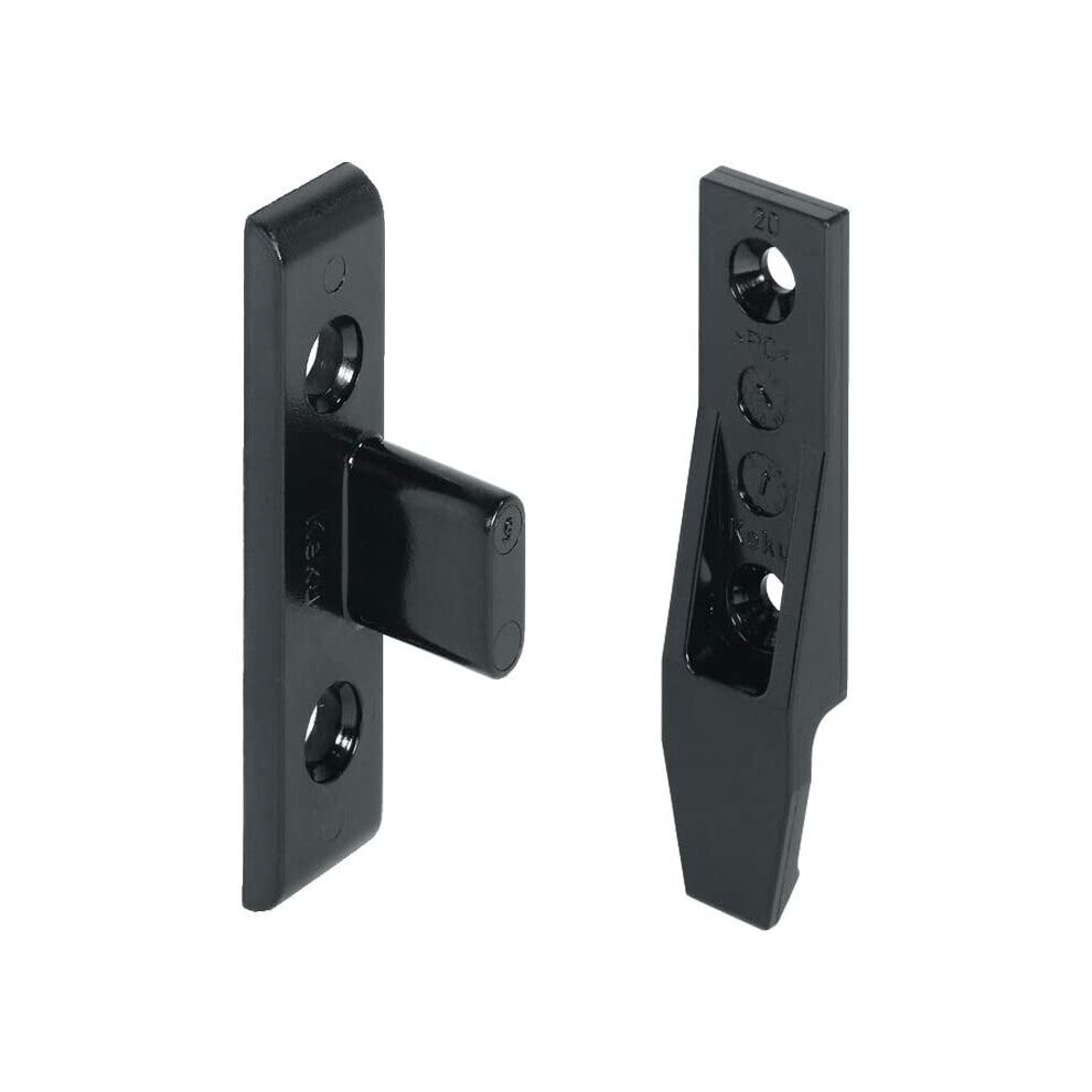 Keku Drop On/Hook On Push In Plinth Fasteners Fittings Press Fit Panel Clips X4 5051123053348