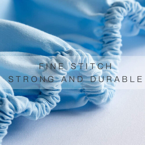 Good Nite Fitted Sheet Bed Sheets 25CM Extra Deep Pocket Sheets Soft and Breathable Machine Washable Fitted Bedding Sheets Single Double King Super 2