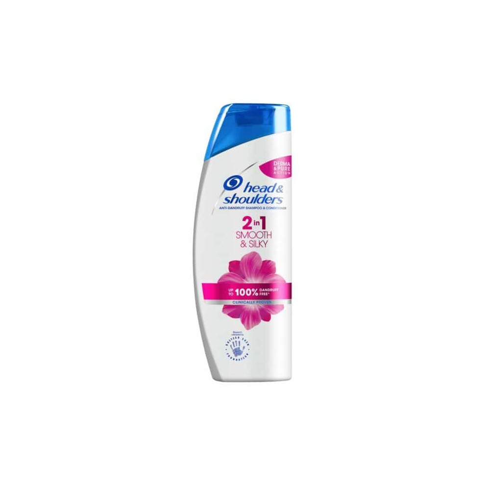 Head & Shoulders Anti-Dandruff 2-In-1 Shampoo & Conditioner Smooth & Silky 450ml