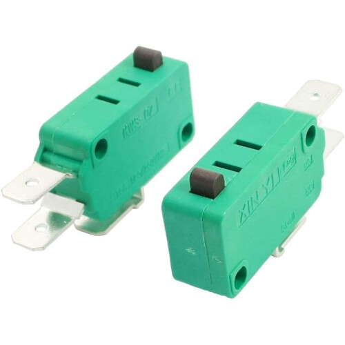 sourcingmap 2pcs AC 16A 125V/250V Push Button Actuator Micro Limit Switch KW3-0Z