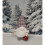Grey Light Up Christmas Gonk Holding Parcel Standing Decoration 50cm 3