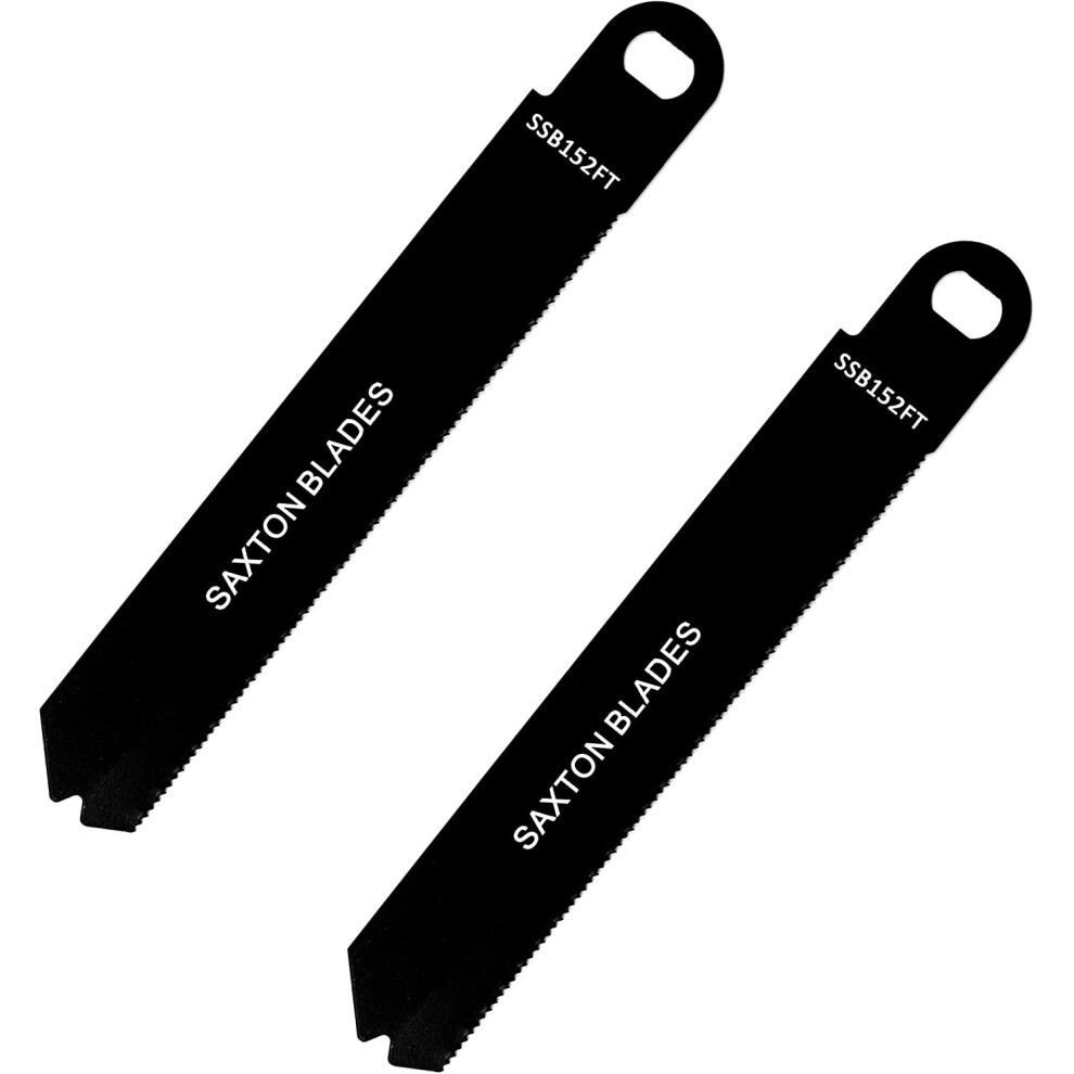 Ssb152ft Saxton Metal Blades Compatible With Black & Decker Scorpion Saws (Pack Of 2) 5060611240610