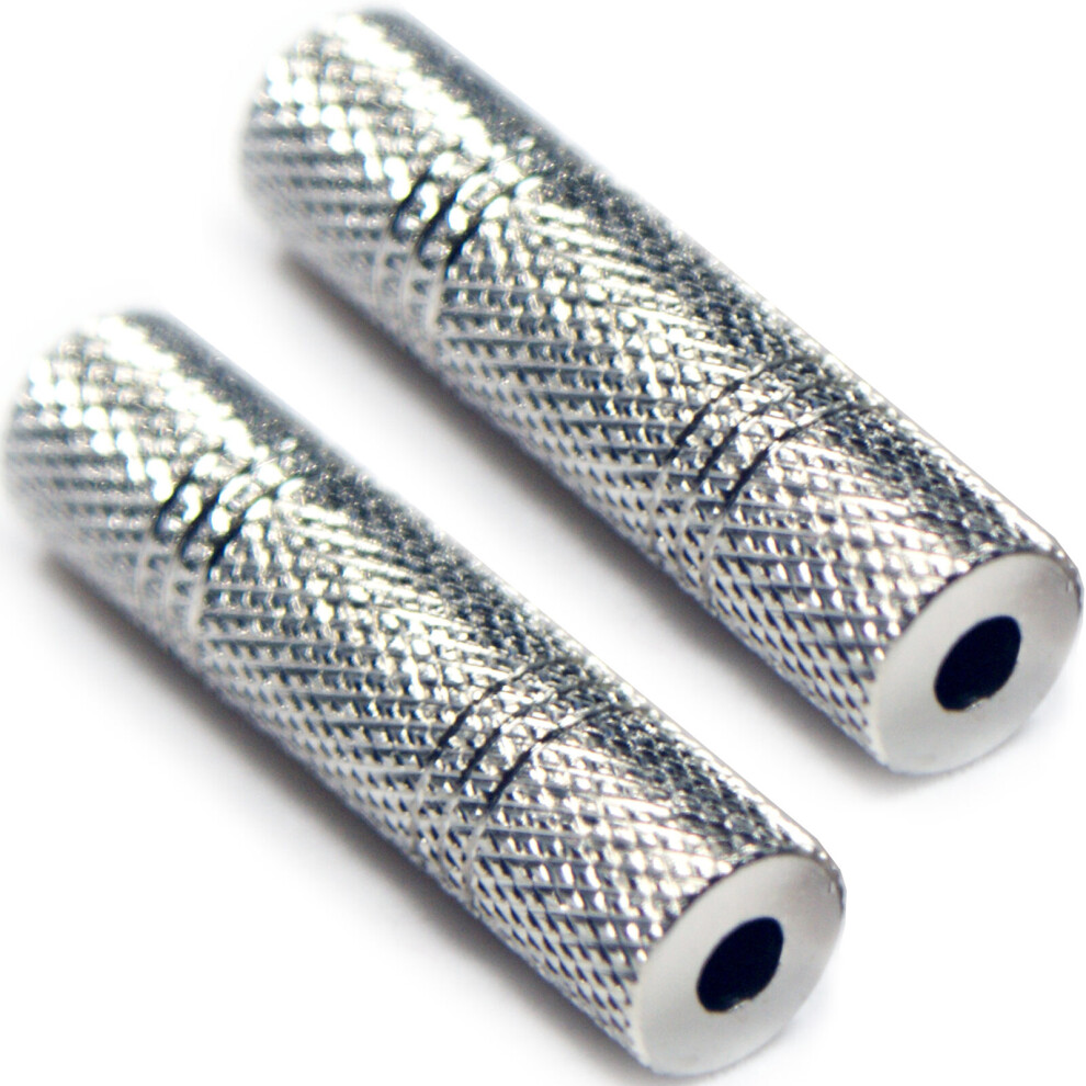 Loops 3.5Mm Female To Socket Jack Coupler Joiner Adapter Aux Mono Connector Barrel