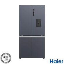 Haier Multidoor Fridge Freezer Series 5 HCR5919EHMB, E Rated in Black