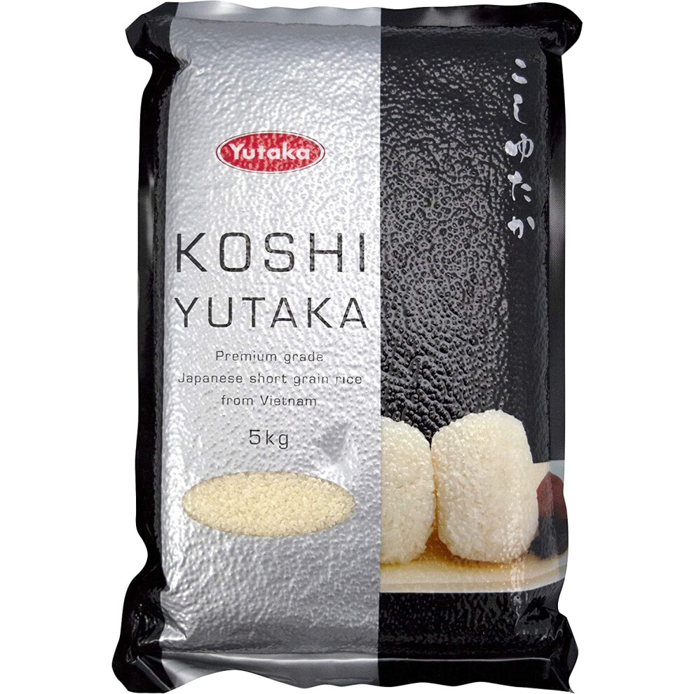 Yutaka Koshi Premium Grade Japanese Short Grain Rice From Vietnam, 5000 G, Ytk019