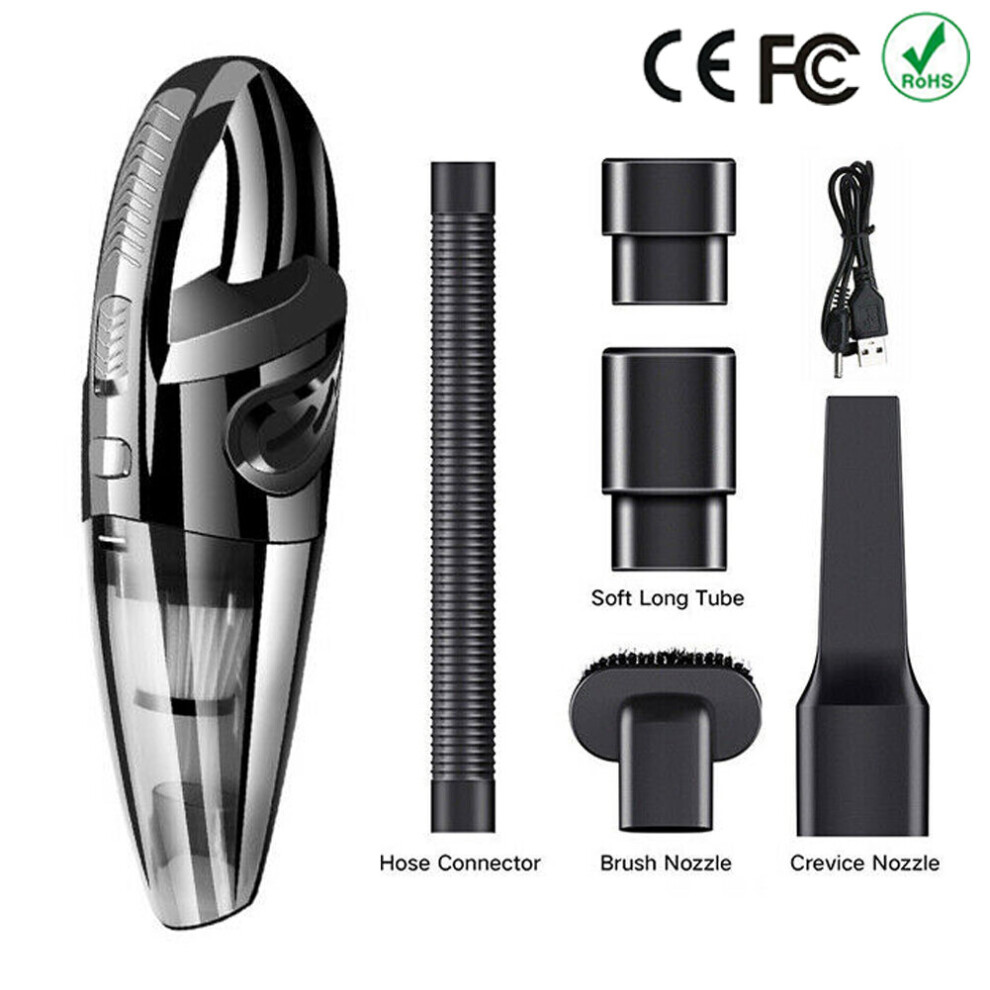 Cordless Handheld Vacuum, Hand Hoover Rechargeable, for Home and Car