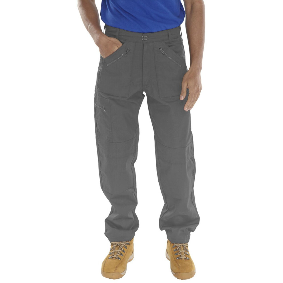 Click - ACTION WORK TROUSERS GREY 48 - Grey