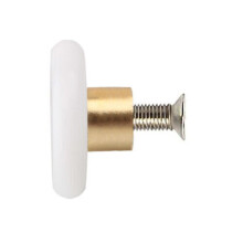 4-Pack Shower Door Rollers 23mm Diameter – Smooth Sliding Runners for Glass and Aluminium Doors