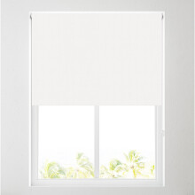 (122cm (4ft)) White Thermal Blackout Roller Blind - FREE CUT