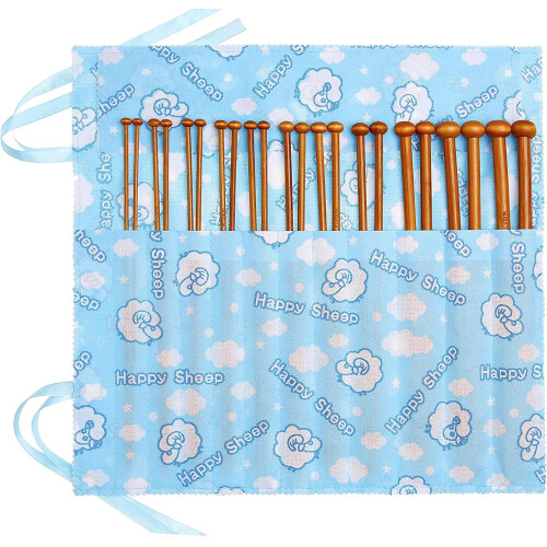 Bamboo Knitting Needles Set Knitting Needle Case Knitting Kits for Beginners