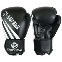 (8 oz) KRAV MAGA BLACK ELITE BOXING GLOVES