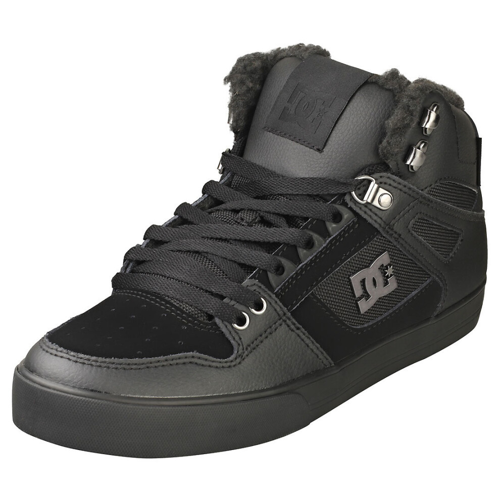 DC Shoes Pure High-top Wc Winter Mens Casual Trainers in Black Black - 7 UK