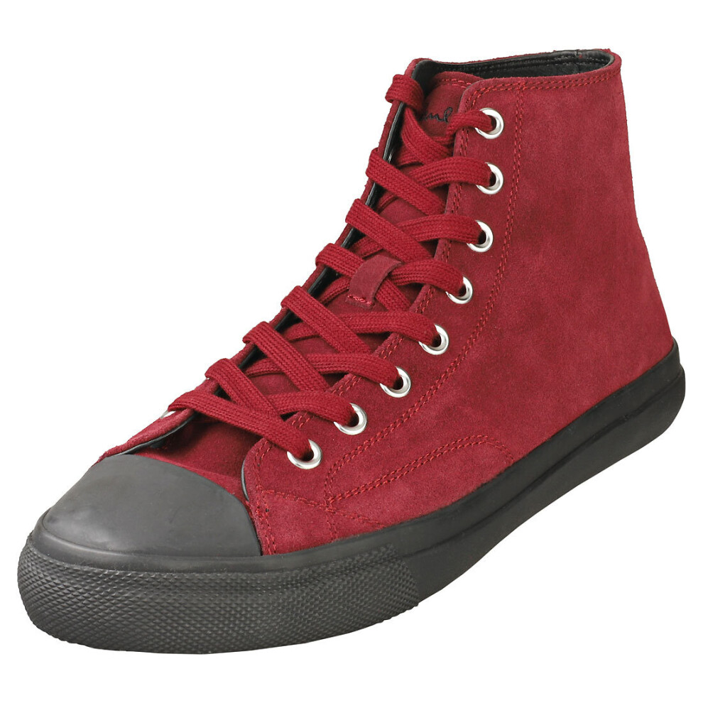 Paul Smith Carver Mens Fashion Trainers in Burgundy - 8 UK