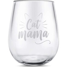 Cat Mama Verre Verre Verre Meres Cadeaux pour la femme du mari Fille Feuille fils-Wife Mom Cadeaux - Cadeaux d'anniversaire de la femme pour femm