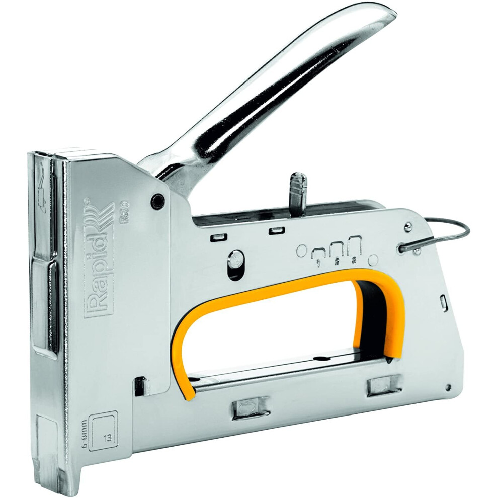 Rapid Staple Gun for Hard to Access Surfaces, All-Steel Body, Pro, R30, 20510850