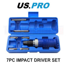 US PRO Tools 7pc Impact Driver Set Impact Screwdriver Set 1622