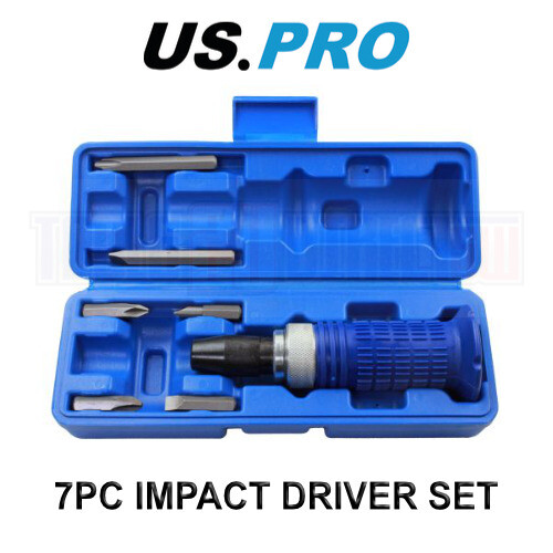 us pro US PRO Tools 7pc Impact Driver Set Impact Screwdriver Set 1622