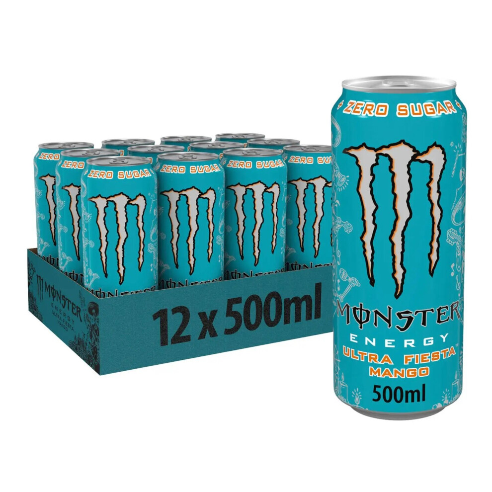 Monster Energy Ultra Fiesta Mango 500ml Pack of 12