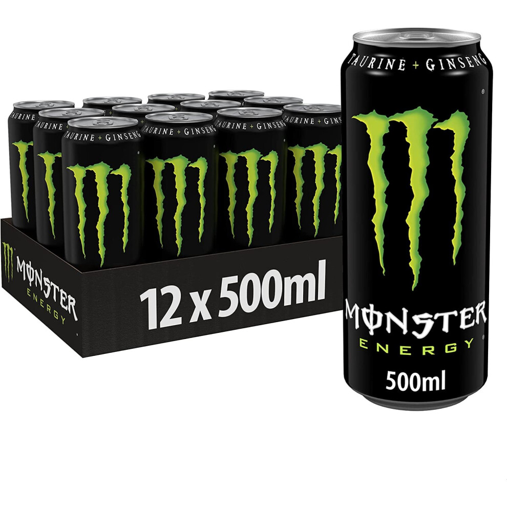 Monster Energy Green PM Can 500ml Pack Of 12