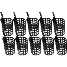 BZS Round Metal Cage Feeder with Swivel (10 pk) available in 10g 15g 20g 25g 30g 40g 50g 60g