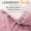 (Pink) GlamHaus Electirc Heated Throw Blanket 160x130 cm 5